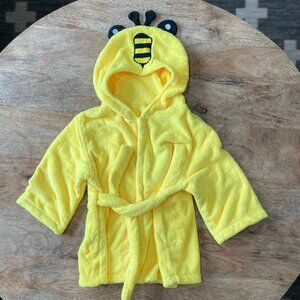 5/$20 NWOT 0-9M Unisex Yellow Bumble Bee Hooded Robe